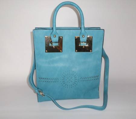 Ladies' Gorgeous PU Leather Handbag - Blue
